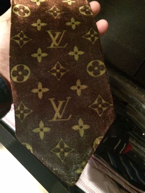 louis vuitton neck tie|Louis Vuitton monogram tie.